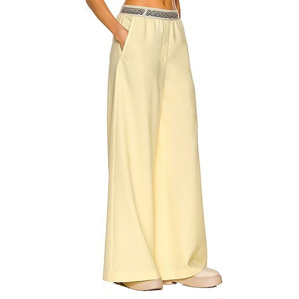 Stella McCartney Pantalon Bicolore en Laine Casual