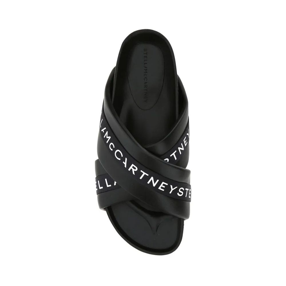 Stella McCartney Black Polyethylene Slippers - Stylish Comfort