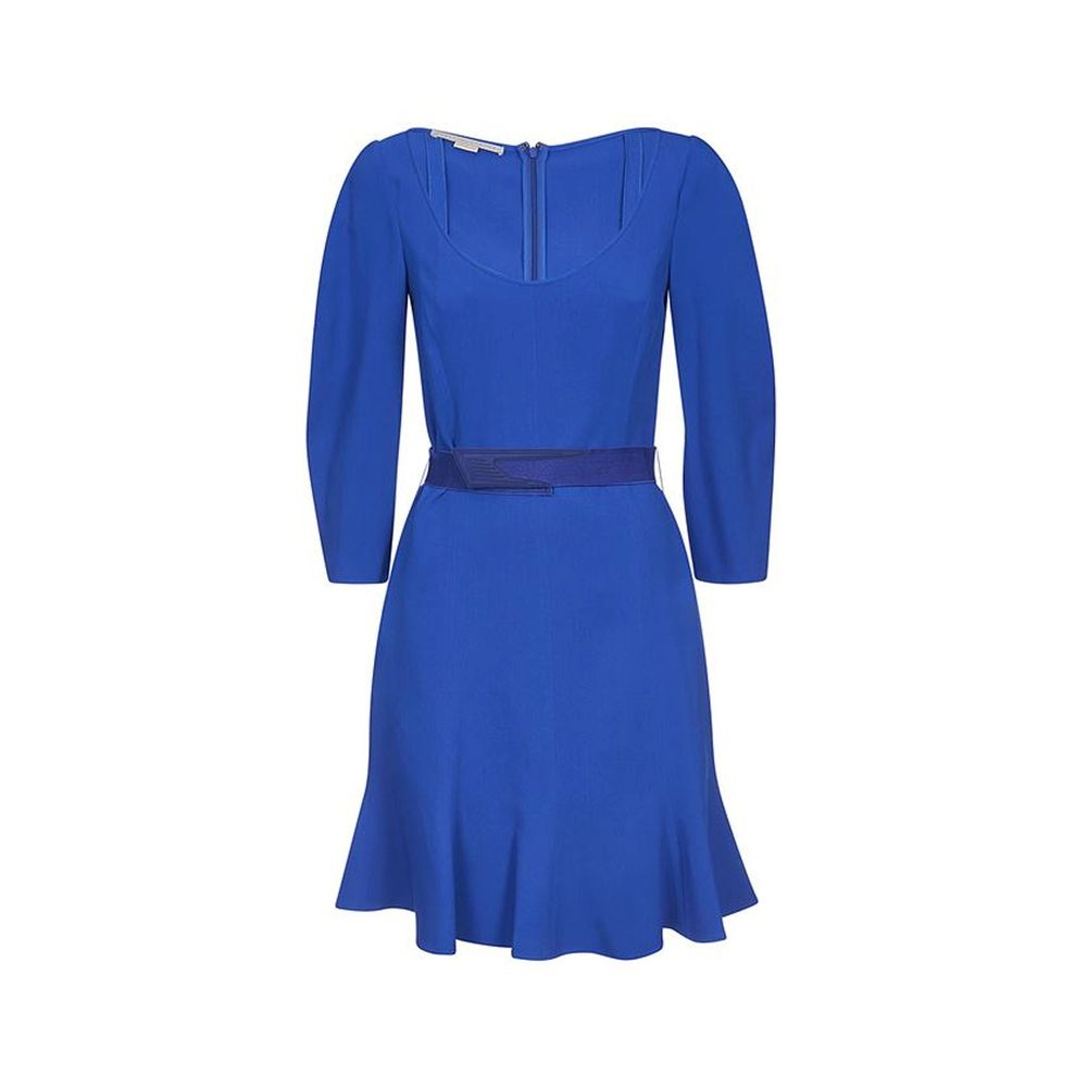 Stella McCartney Robe Casual en Viscose Bleue