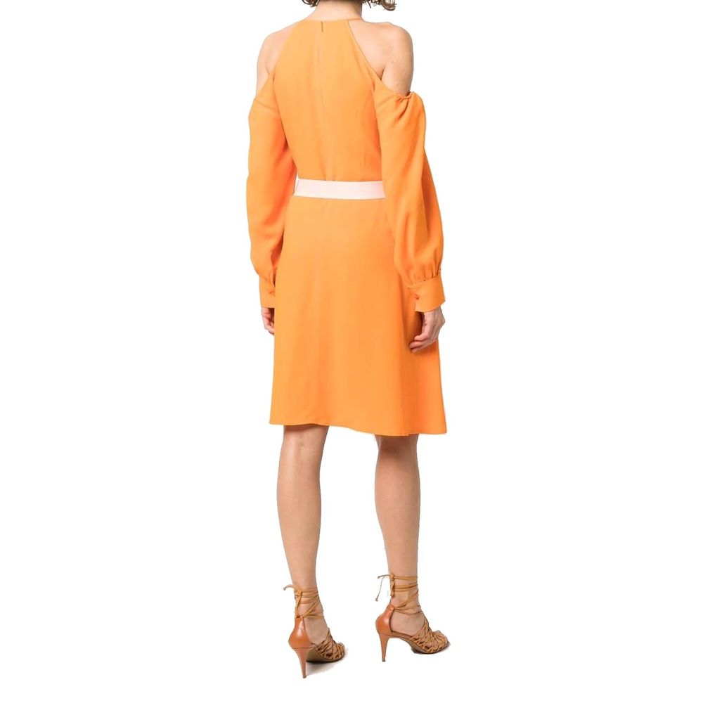 Stella McCartney Robe Casual Orange en Viscose