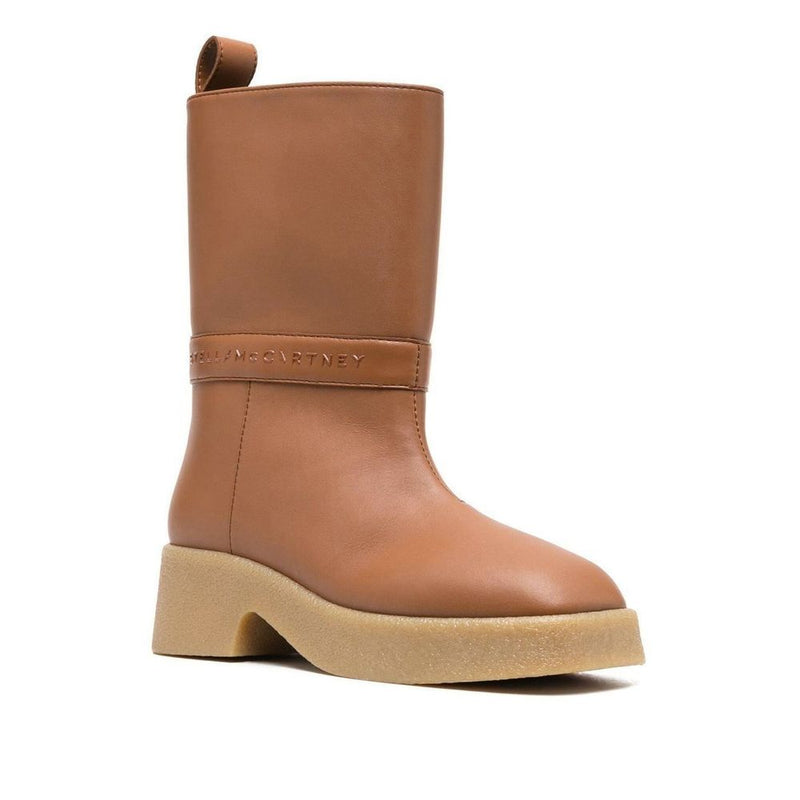 Stella McCartney Bottes de Pluie en Polyéthylène Marron