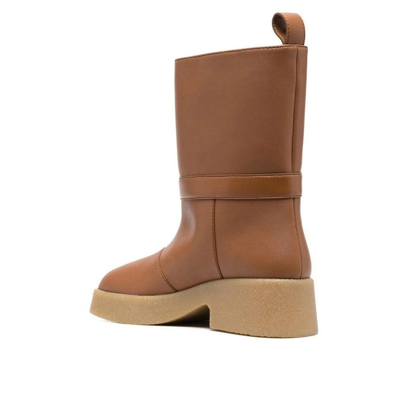 Stella McCartney Bottes de Pluie en Polyéthylène Marron