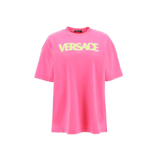 Débardeurs en coton multicolores Versace
