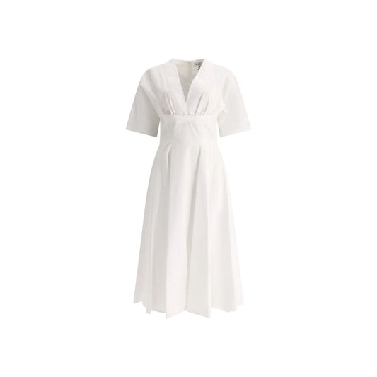 Robe décontractée en coton blanc Alaïa
