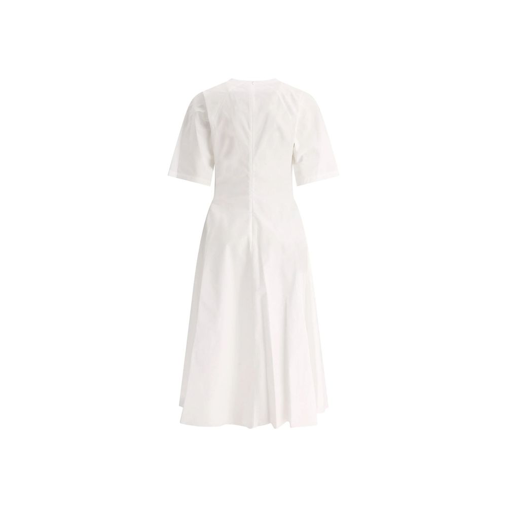 Robe décontractée en coton blanc Alaïa