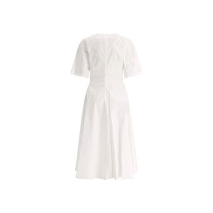 Robe décontractée en coton blanc Alaïa