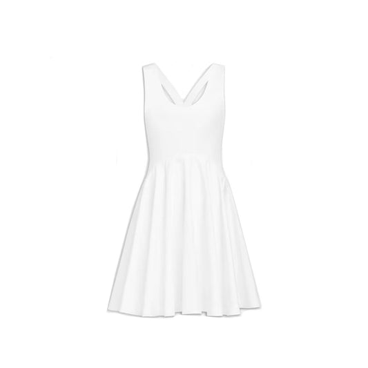Robe décontractée en coton blanc Alaïa