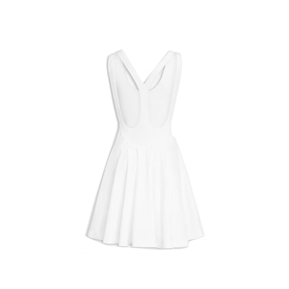 Robe décontractée en coton blanc Alaïa