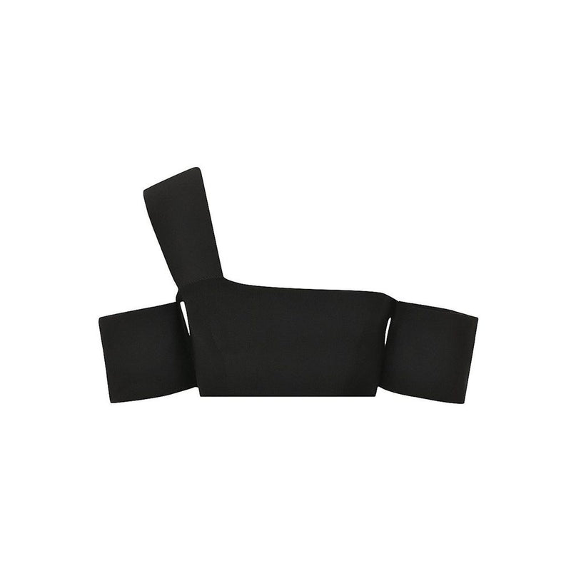Alexander McQueen Black Elastane Tank Top for Women