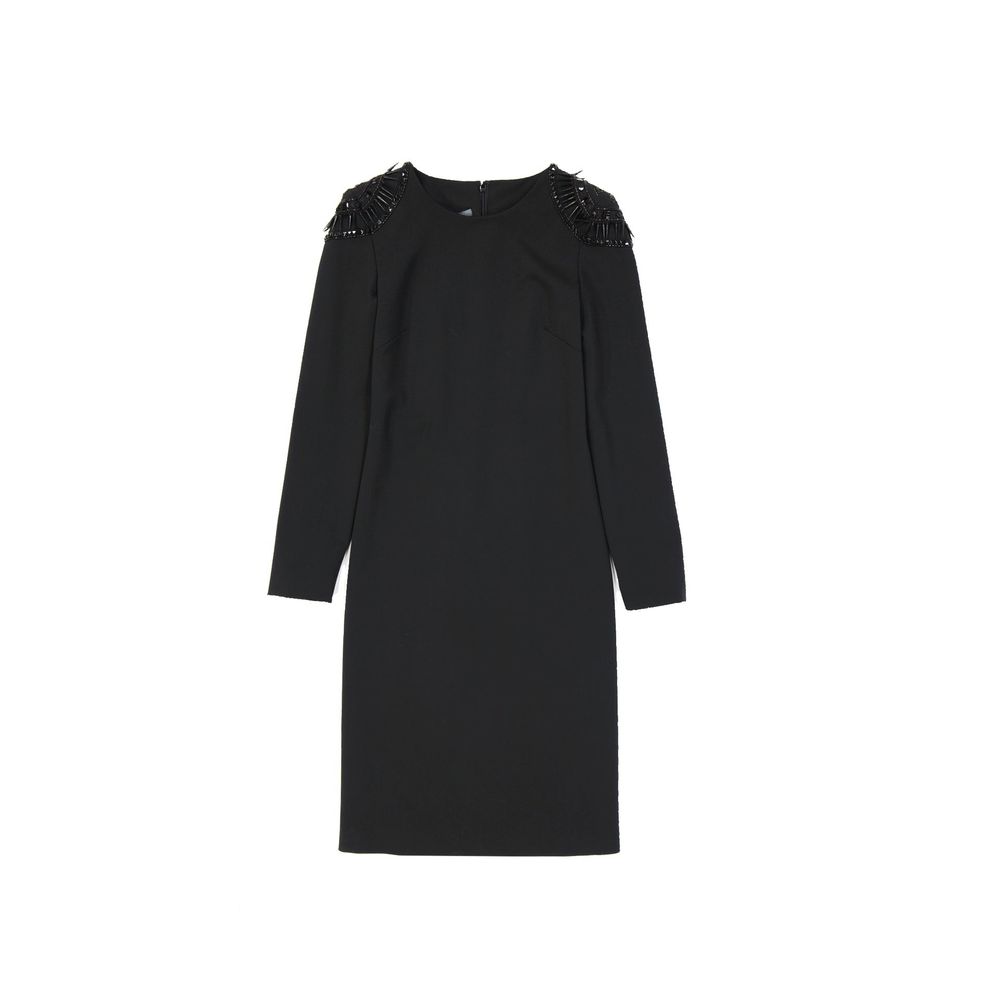 Robe Casual Noire Alberta Ferretti en Élastane
