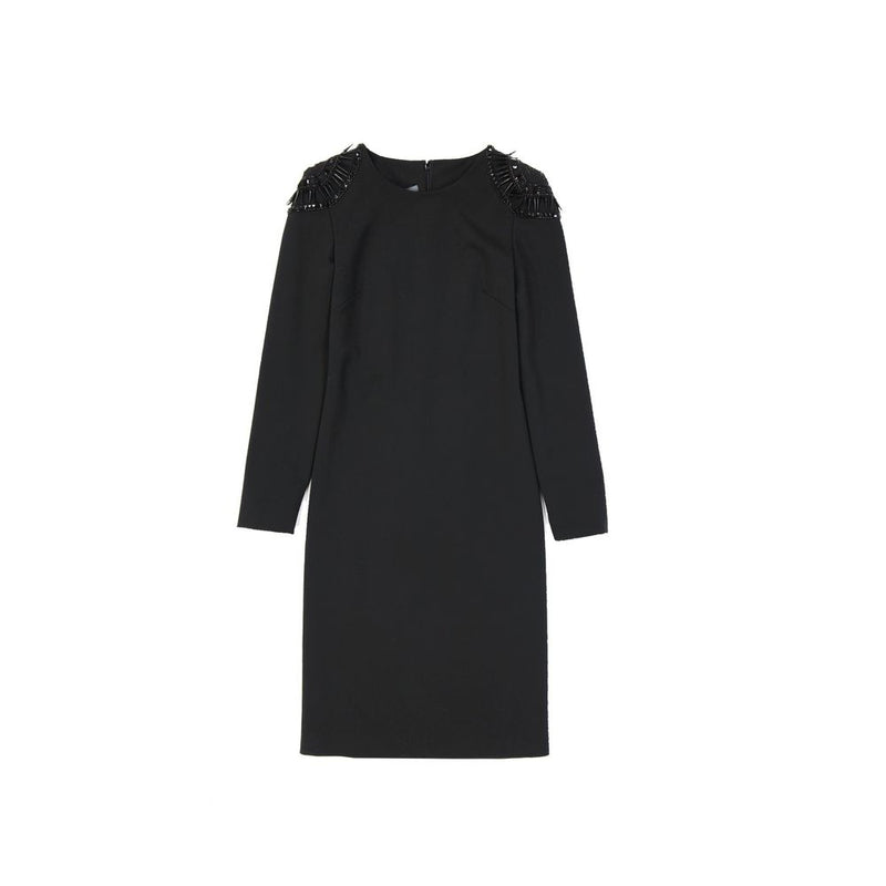 Robe Casual Noire Alberta Ferretti en Élastane