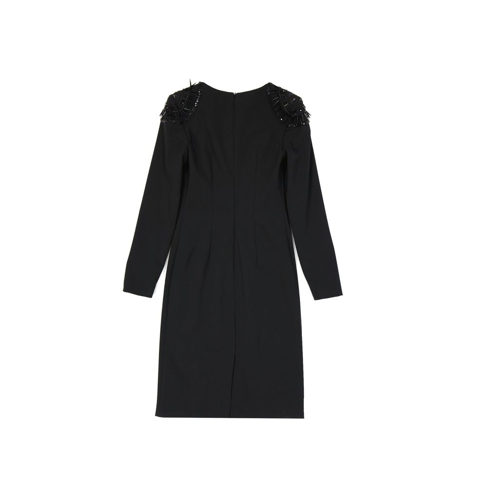 Robe Casual Noire Alberta Ferretti en Élastane