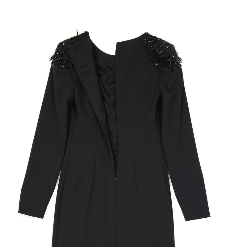 Robe Casual Noire Alberta Ferretti en Élastane