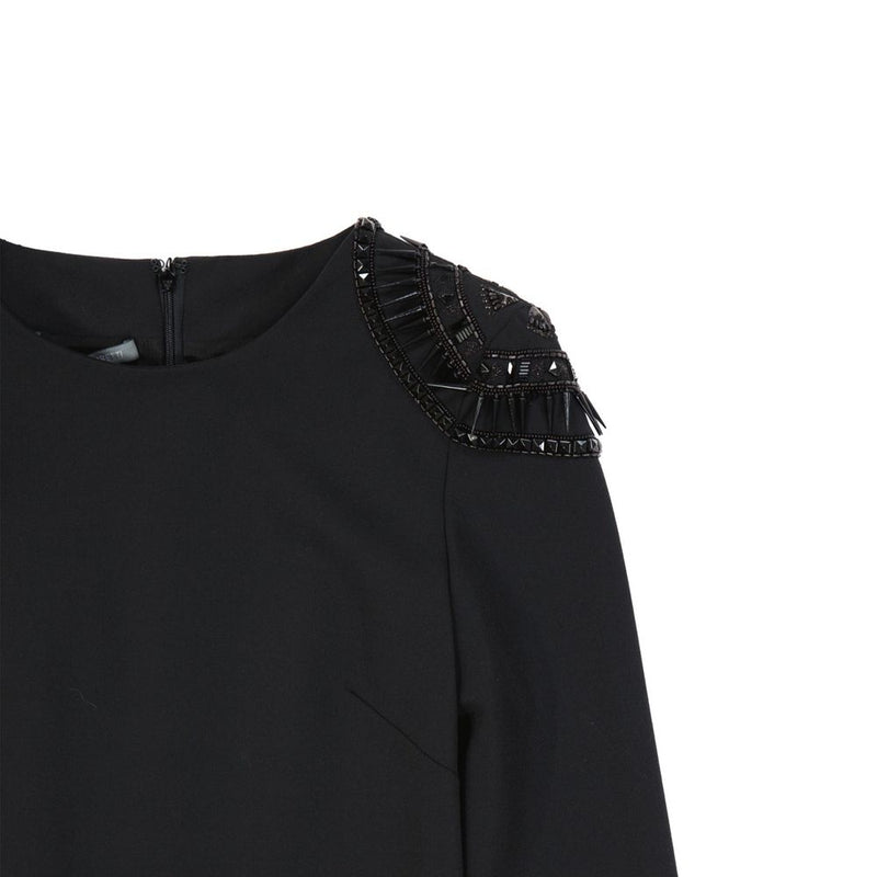 Robe Casual Noire Alberta Ferretti en Élastane