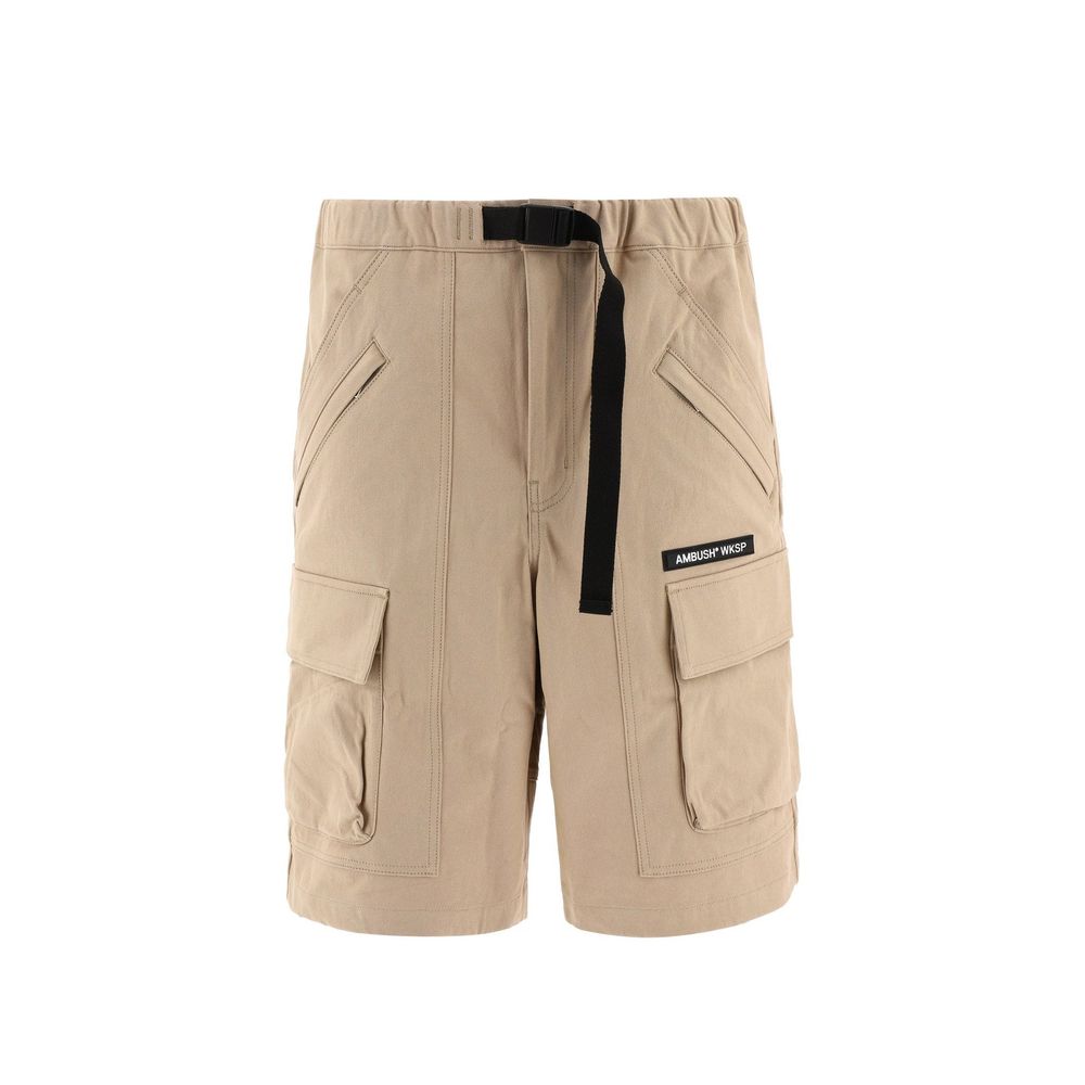 Ambush Beige Cotton Bermuda Shorts - Élégance et Confort