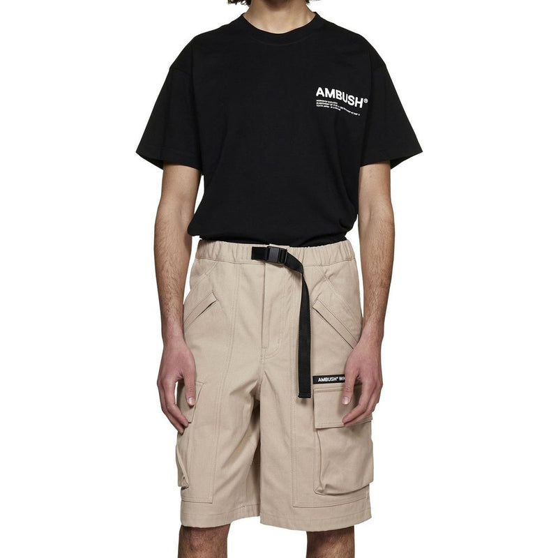 Ambush Beige Cotton Bermuda Shorts - Élégance et Confort