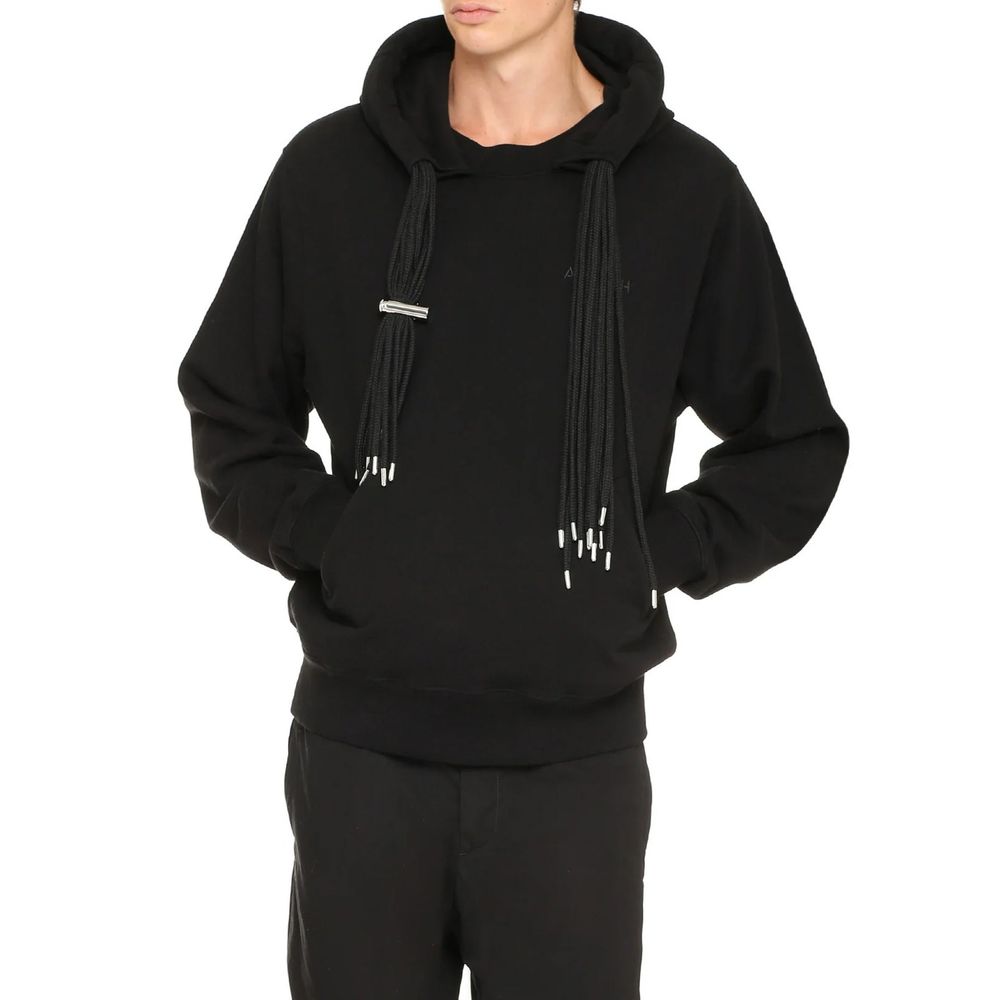 Ambush Black Cotton Sweatshirt - Style and Comfort Combined