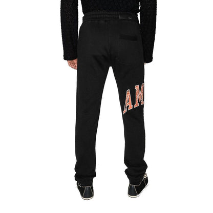 Pantalon de jogging en coton noir Amiri (pantalon de sport)