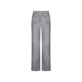 Amiri Gray Leather Pants for Men