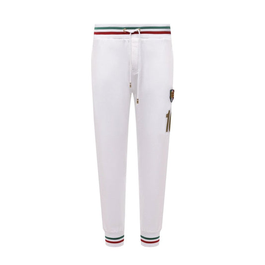 Dolce &amp; Gabbana witte katoenen joggingbroek (trainingsbroek)