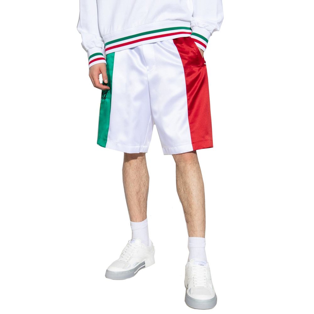 Short blanc en polyester Dolce &amp; Gabbana