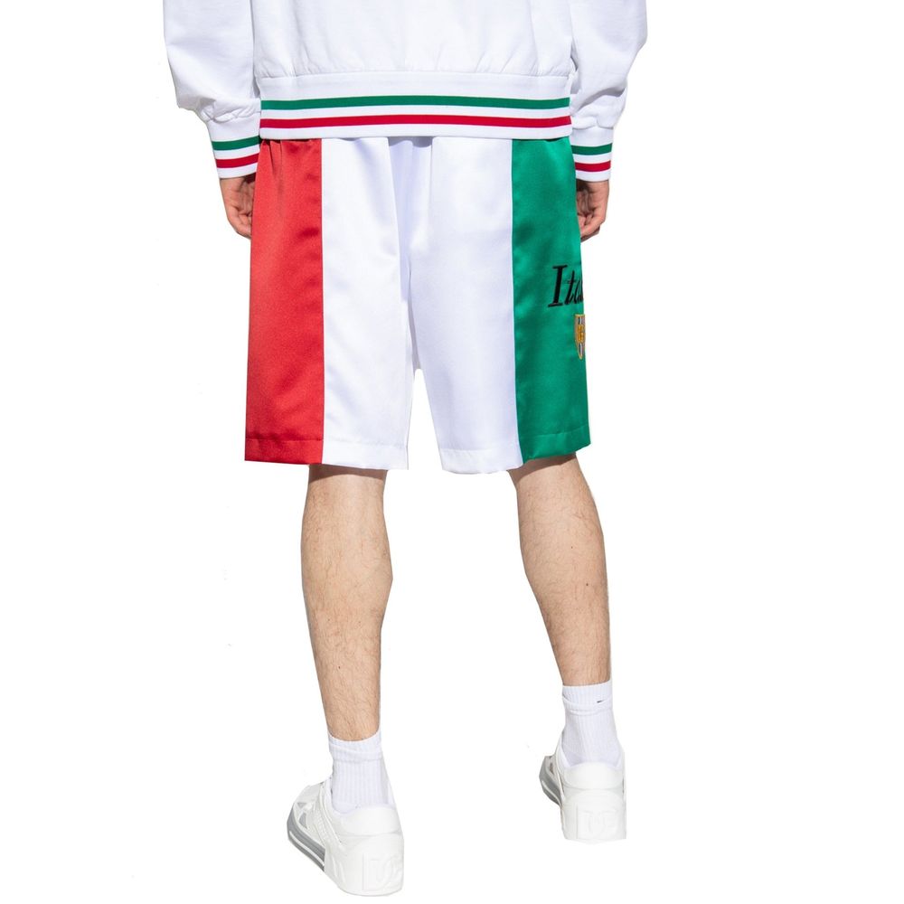 Short blanc en polyester Dolce &amp; Gabbana