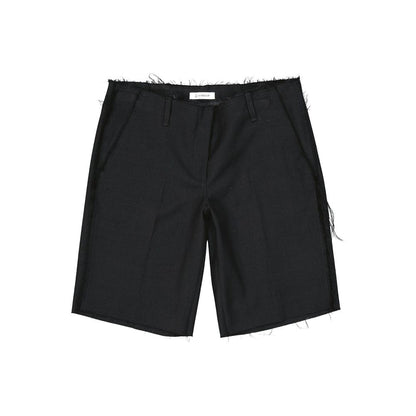 Bermudas en laine vierge noire Dondup