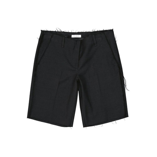Bermudas en laine vierge noire Dondup