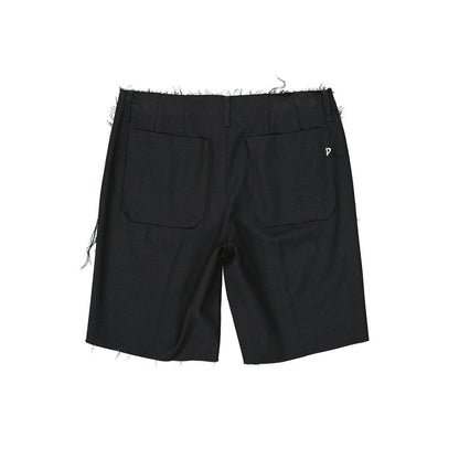Bermudas en laine vierge noire Dondup