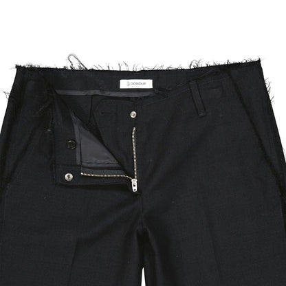 Bermudas en laine vierge noire Dondup