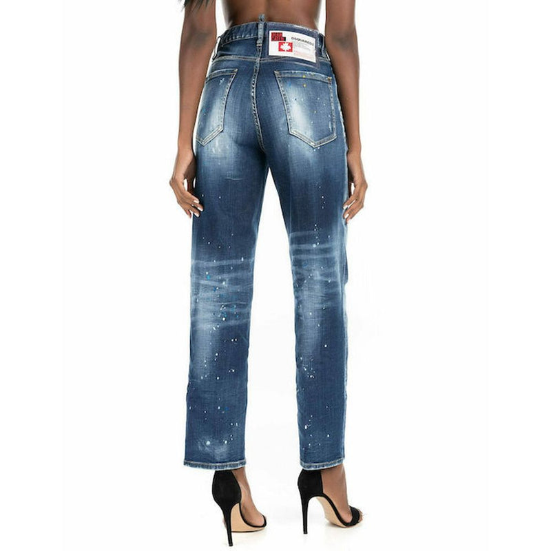 Dsquared² Blue Cotton Denim Jeans for Women - Stylish & Comfortable