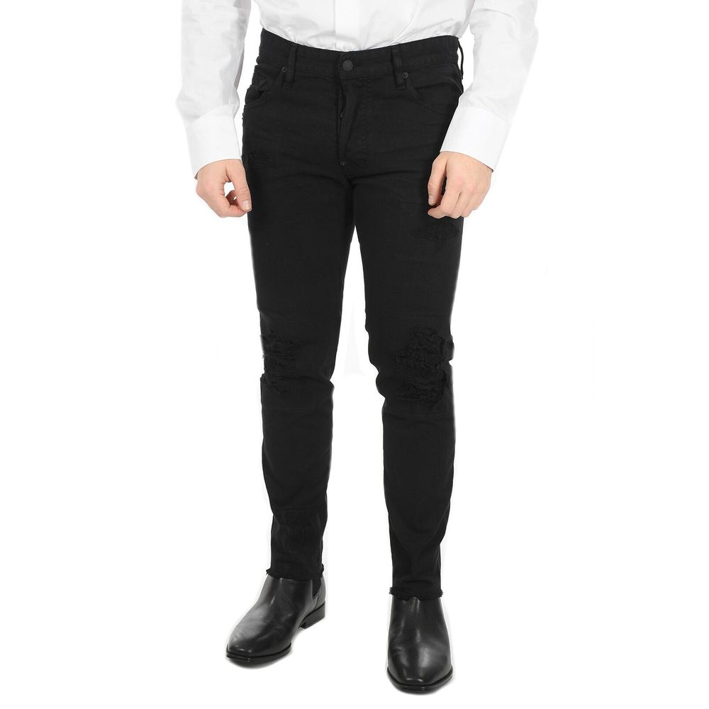 Dsquared² Jeans Skinny en Coton Noir pour Homme