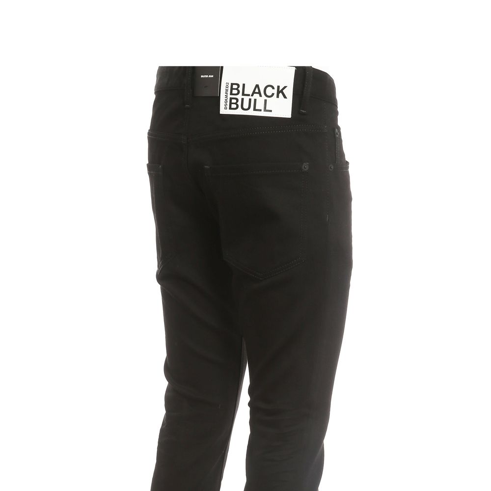 Dsquared² Jeans Skinny Noirs en Coton pour Homme
