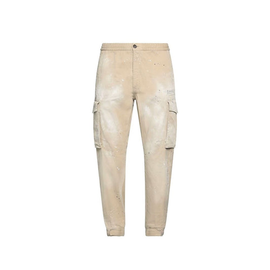Pantalon cargo en coton beige Dsquared²