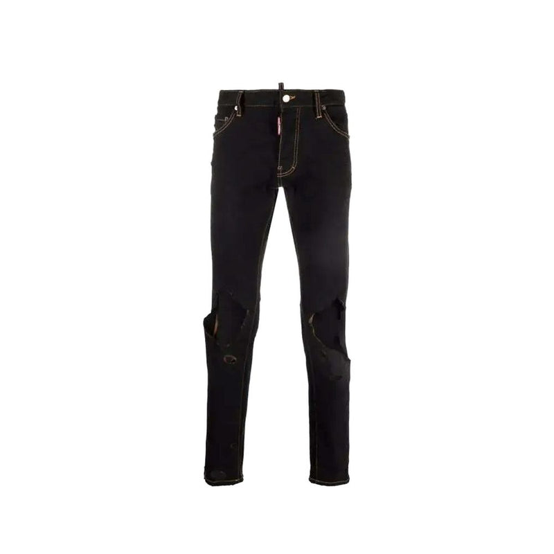Dsquared² Zwarte Katoenen Jeans Denim