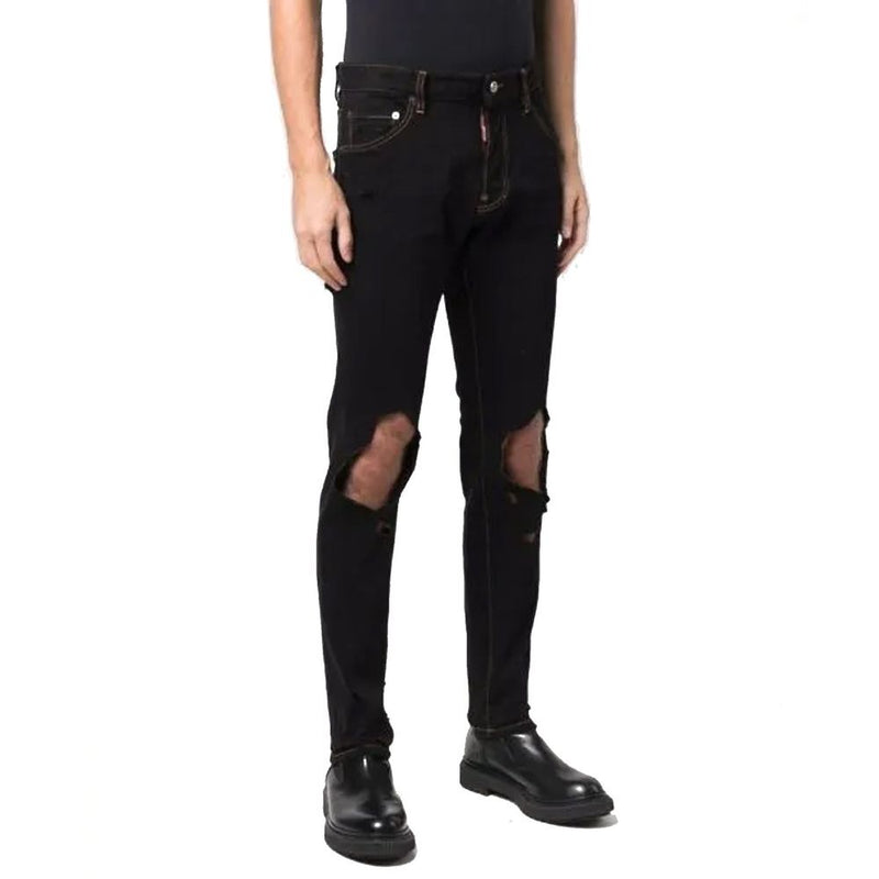 Dsquared² Zwarte Katoenen Jeans Denim