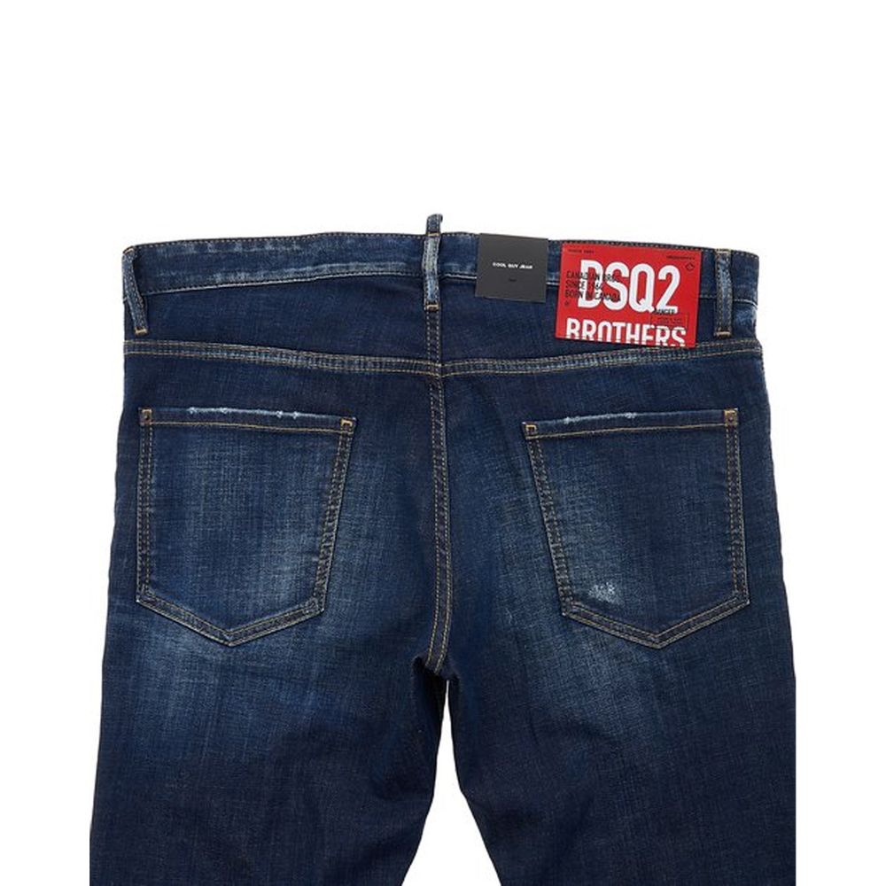Dsquared² Blue Cotton Skinny Jeans for Women