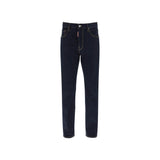 Dsquared² Jeans Droits en Coton Bleu pour Homme