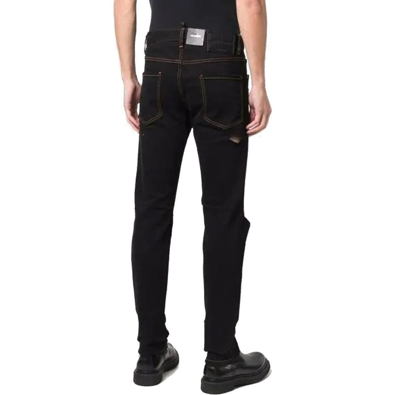 Dsquared² Zwarte Katoenen Jeans Denim