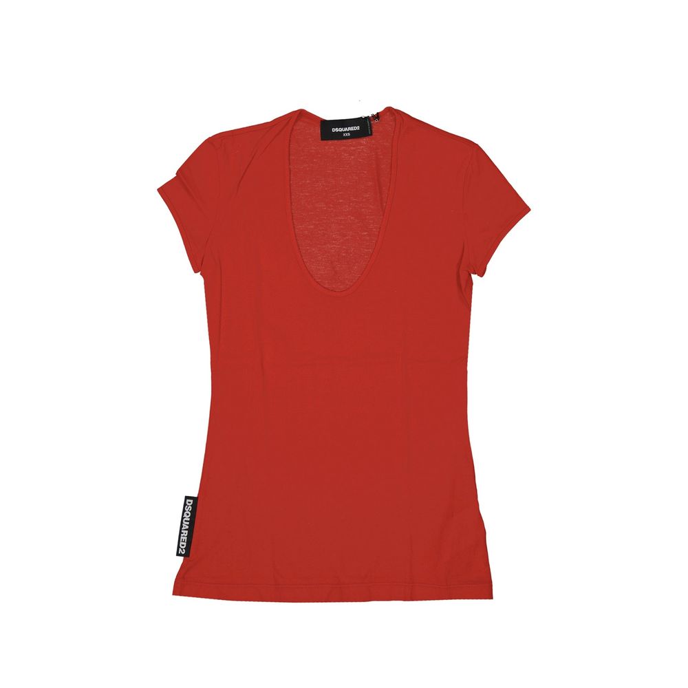 T-Shirt en Coton Multicolore Dsquared² pour Femmes
