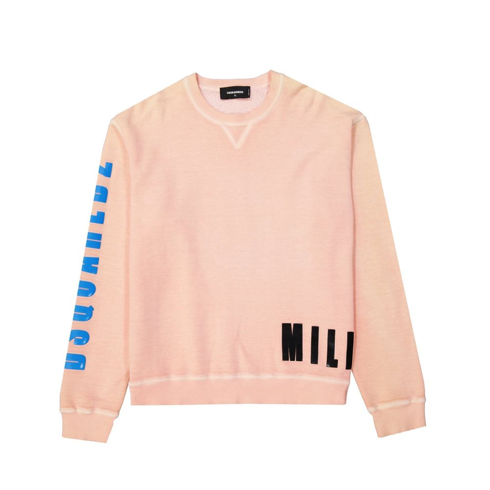 Sweatshirt en coton orange Dsquared²