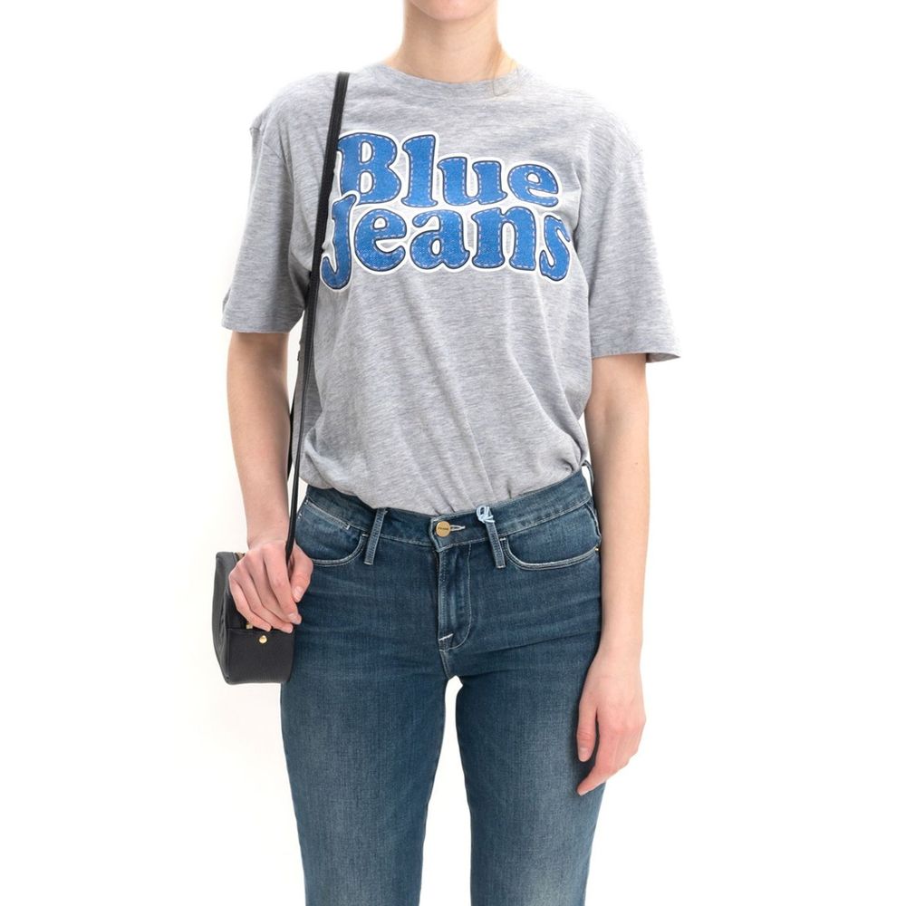 T-shirt en coton gris Dsquared² pour femmes