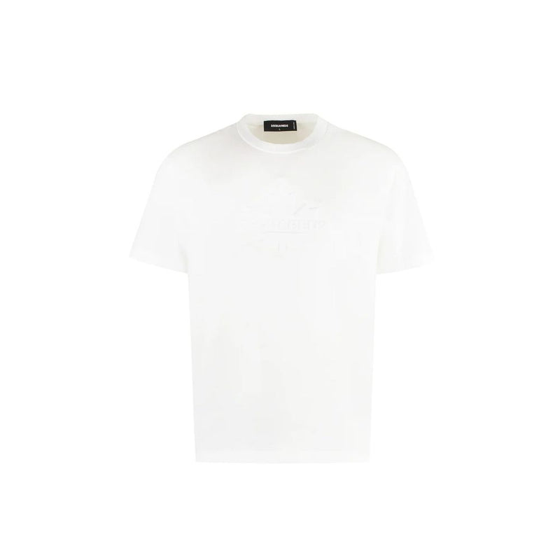 Dsquared² White Cotton T-Shirt for Women - Luxurious Comfort