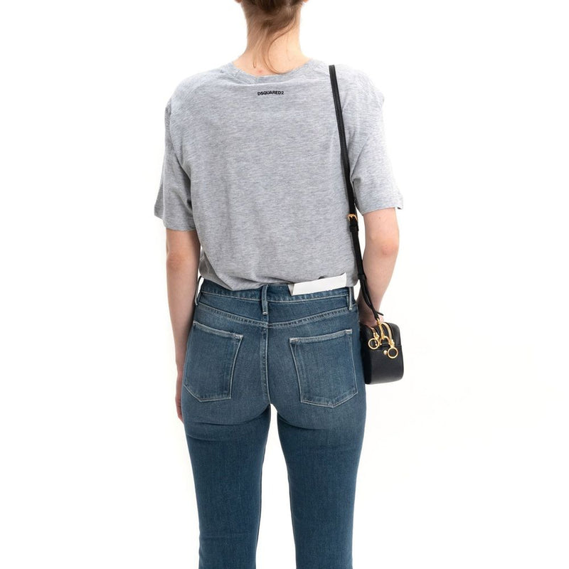 T-shirt en coton gris Dsquared² pour femmes