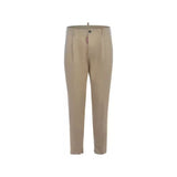 Pantalon Chino Beige en Coton Dsquared² pour Homme