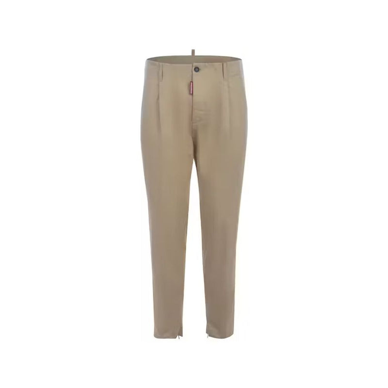 Dsquared² beige katoenen chinobroek