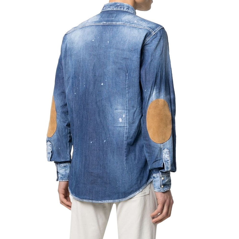 Dsquared² Blauw Denim Overhemd