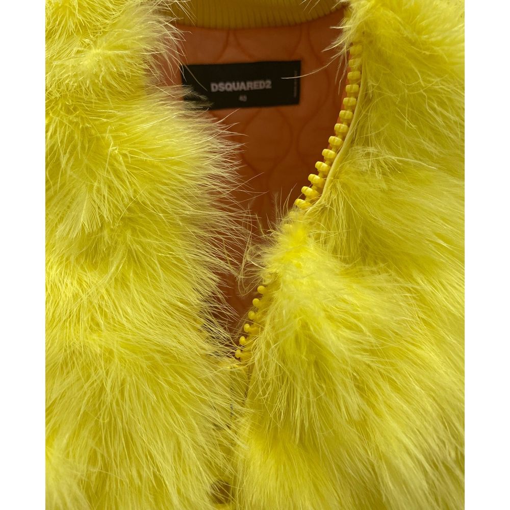 Dsquared² Bicolor Feather Bomber Jacket - Élégance et Confort