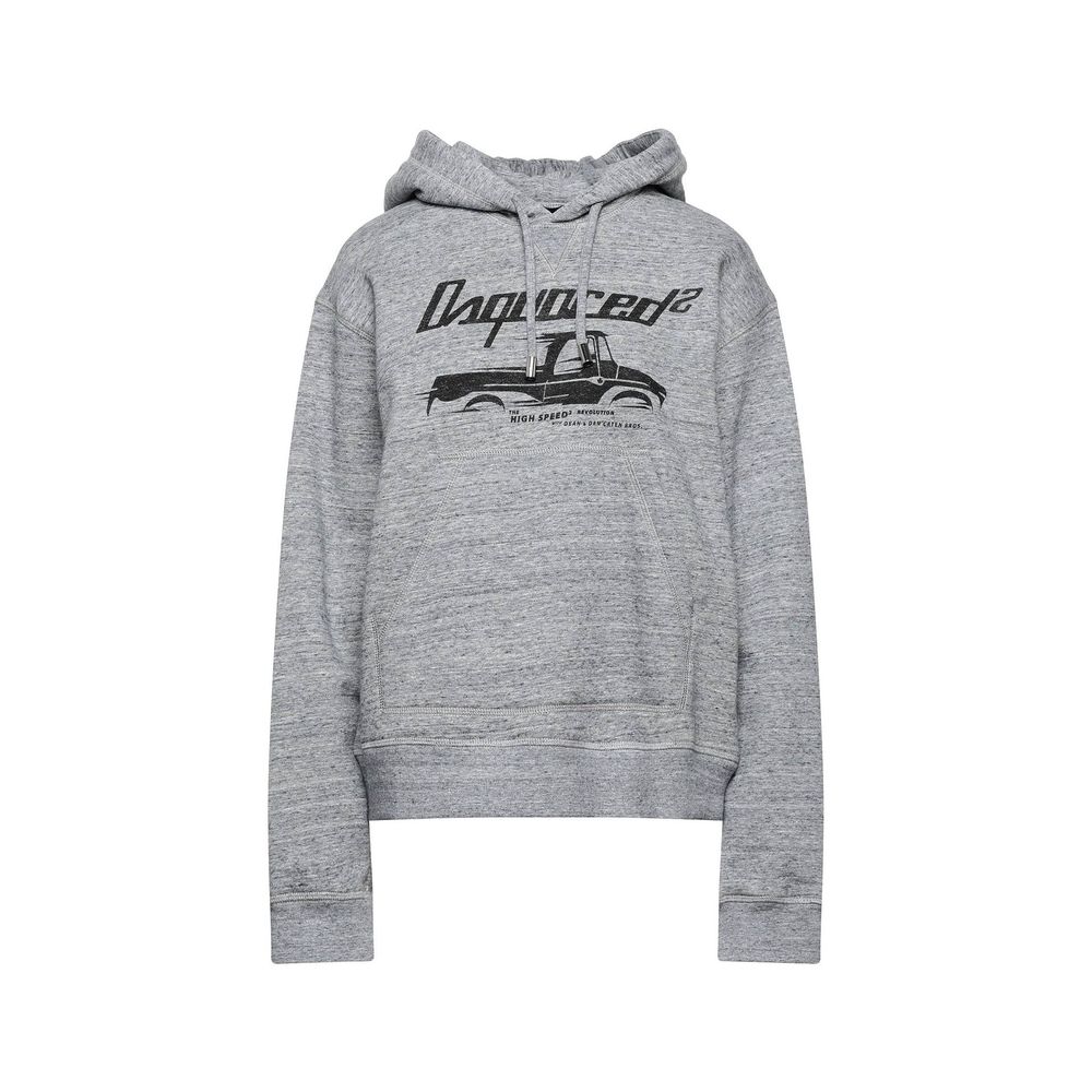 Sweatshirt en Coton Gris Dsquared² pour Femmes