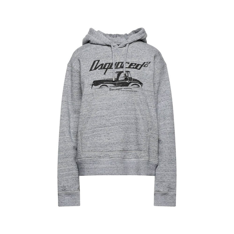 Dsquared² Gray Cotton Sweatshirt for Women - Stylish & Comfortable